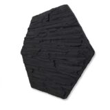 Tonfliese, schwarz, 20 x 18 cm – Bild 2